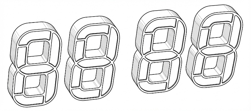 Siebenuhr Mini